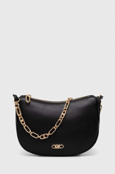 Шкіряна сумочка MICHAEL Michael Kors колір чорний (3642656)