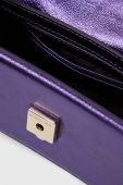Шкіряна сумочка Patrizia Pepe колір фіолетовий (3657772)