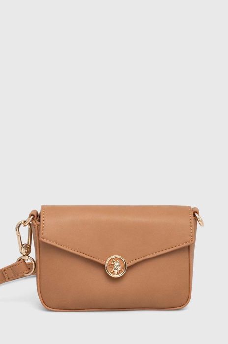 Сумочка U.S. Polo Assn. колір бежевий (3687135)