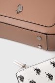 Сумочка U.S. Polo Assn. колір бежевий (3679555)