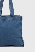 Джинсова сумка La Mania колір блакитний