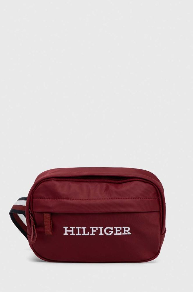 Дитяча сумка на пояс Tommy Hilfiger колір бордовий (3320040)