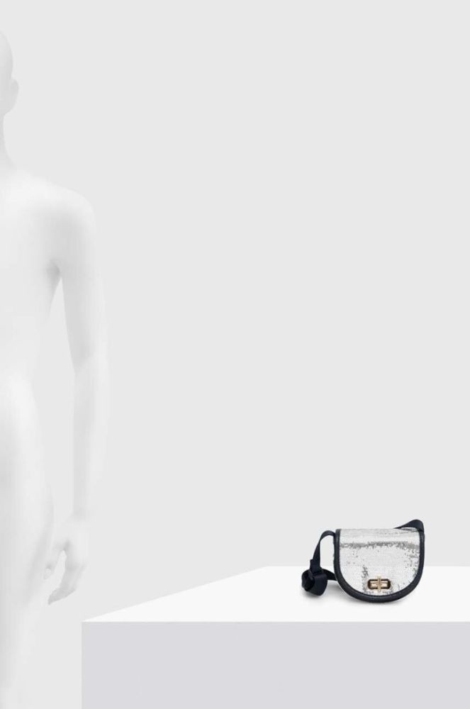 Дитяча сумочка Tommy Hilfiger колір срібний фото 7