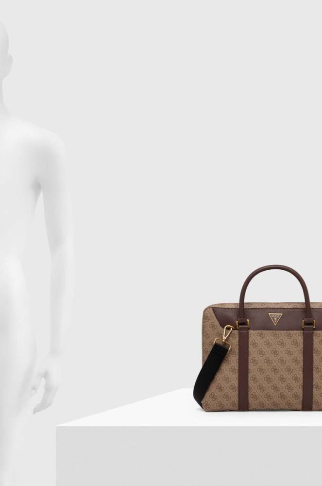 Сумка Guess колір бежевий (3333152) фото 6