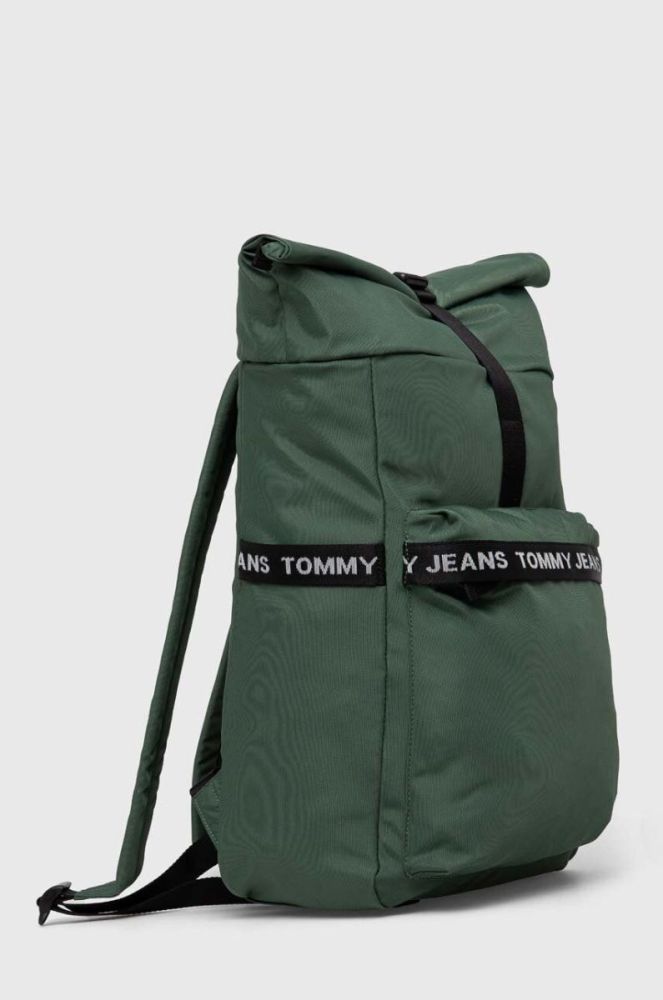 Рюкзак Tommy Jeans чоловічий колір зелений великий з принтом (3253884) фото 2