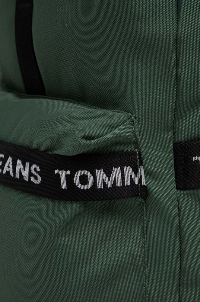 Рюкзак Tommy Jeans чоловічий колір зелений великий з принтом (3253884) фото 4