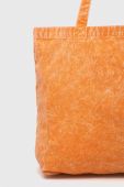 Бавовняна сумка AllSaints колір помаранчевий