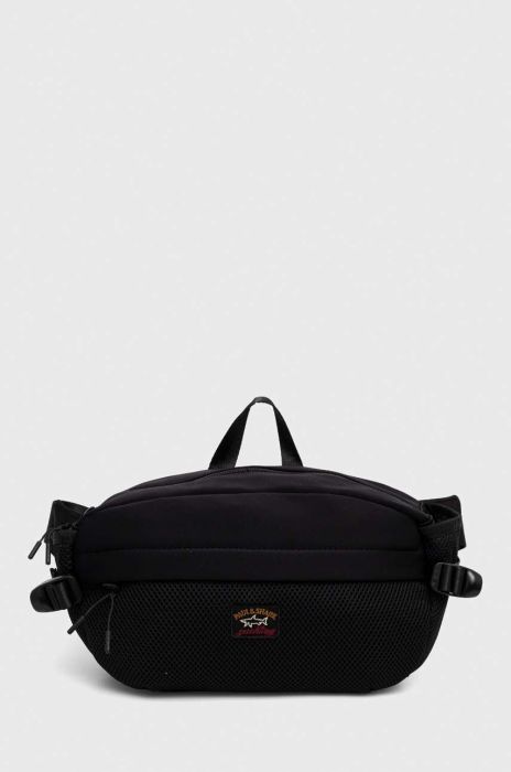 Сумка на пояс Paul&Shark колір чорний