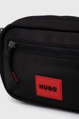 Сумка на пояс HUGO колір чорний (3486975) Сумка на пояс HUGO колір чорний (3486975)