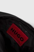 Сумка на пояс HUGO колір чорний (3486975) Сумка на пояс HUGO колір чорний (3486975)
