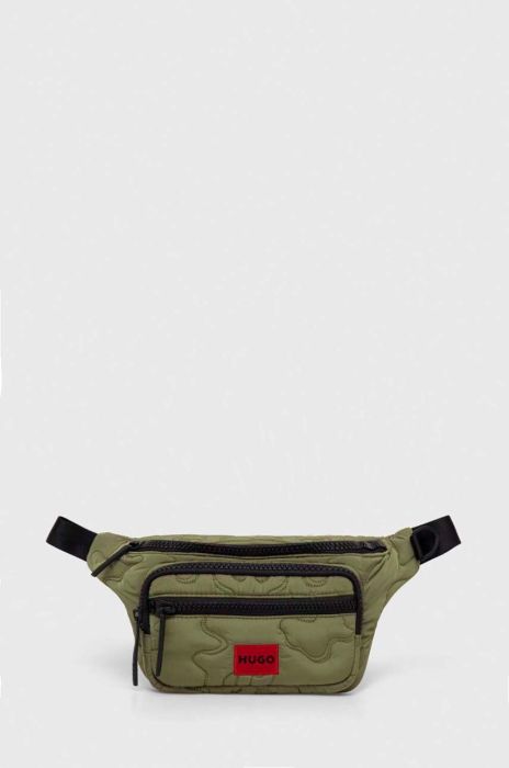 Сумка на пояс HUGO колір зелений