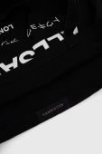 Бавовняна сумка AllSaints UNDERGROUND TOTE колір чорний
