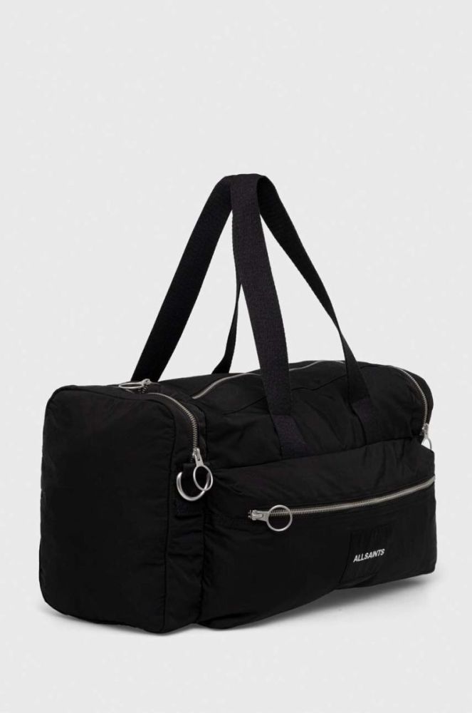 Сумка AllSaints SOMA HOLDALL колір чорний фото 2
