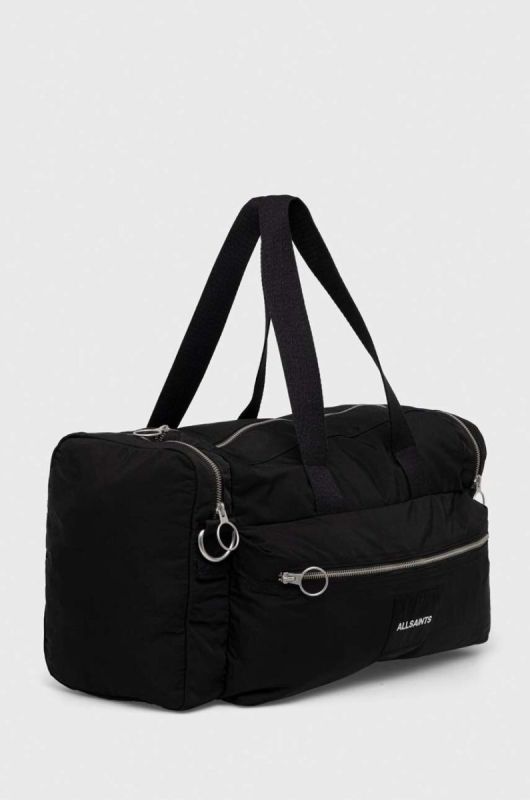 Сумка AllSaints SOMA HOLDALL колір чорний фото 2