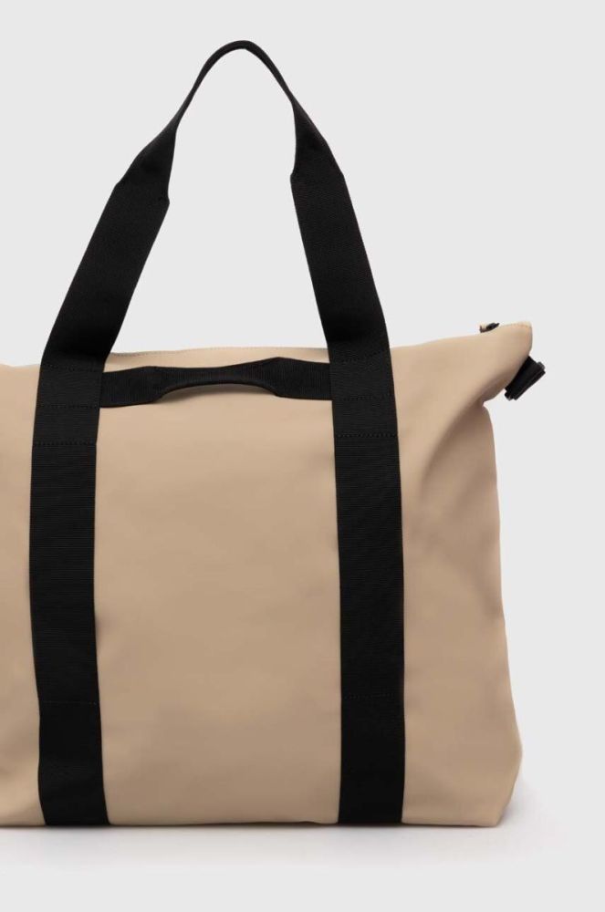 Сумка Rains 14150 Tote Bags колір бежевий фото 3