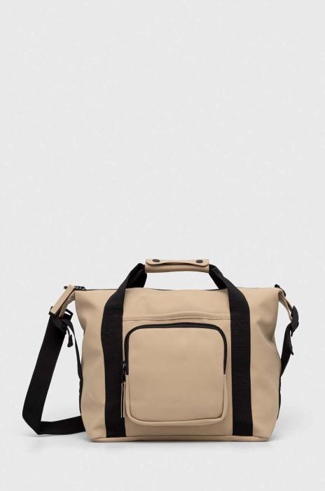 Сумка Rains 14230 Weekendbags колір бежевий Сумка Rains 14230 Weekendbags колір бежевий