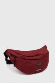 Сумка на пояс Napapijri колір бордовий