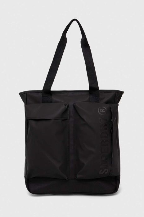 Сумка Superdry колір чорний (3508367) Сумка Superdry колір чорний (3508367)