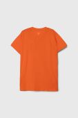 Дитяча футболка Guess колір помаранчевий однотонний