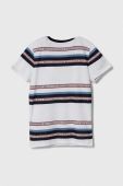Дитяча бавовняна футболка Guess колір білий візерунок (3373609)