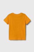 Дитяча бавовняна футболка Guess колір помаранчевий з принтом (3363415)