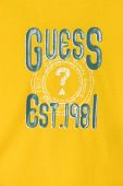 Дитяча бавовняна футболка Guess колір жовтий з принтом (3486980)