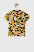 Дитяча бавовняна футболка Guess візерунок колір барвистий (3299614)
