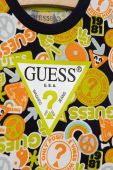 Дитяча бавовняна футболка Guess візерунок колір барвистий (3299614)