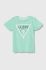 Дитяча бавовняна футболка Guess колір бірюзовий з принтом (3366877)