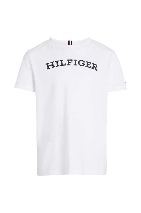 Дитяча бавовняна футболка Tommy Hilfiger колір білий з принтом (3313605)