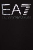 Дитяча бавовняна футболка EA7 Emporio Armani колір чорний з принтом (3306237)