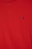 Дитяча бавовняна футболка Tommy Hilfiger колір червоний однотонний (3451669)