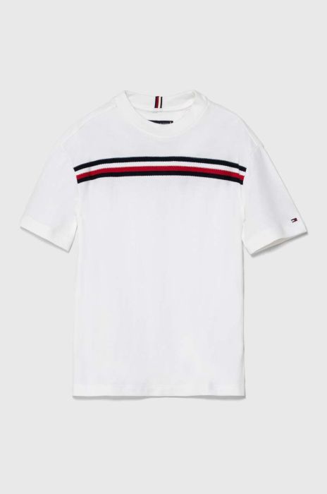 Дитяча футболка Tommy Hilfiger колір білий візерунок (3572522)