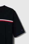 Дитяча бавовняна футболка Tommy Hilfiger колір синій візерунок (3572527)