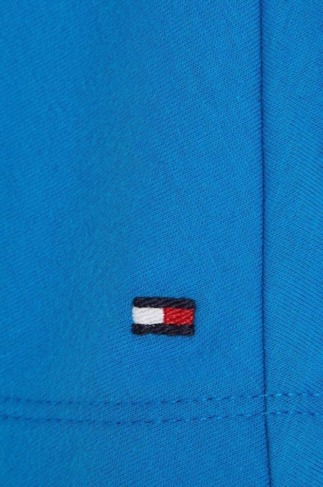 Дитяча бавовняна футболка Tommy Hilfiger з принтом колір блакитний (3508387) фото 3