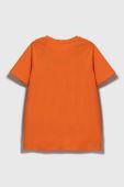 Дитяча футболка Guess колір помаранчевий з принтом