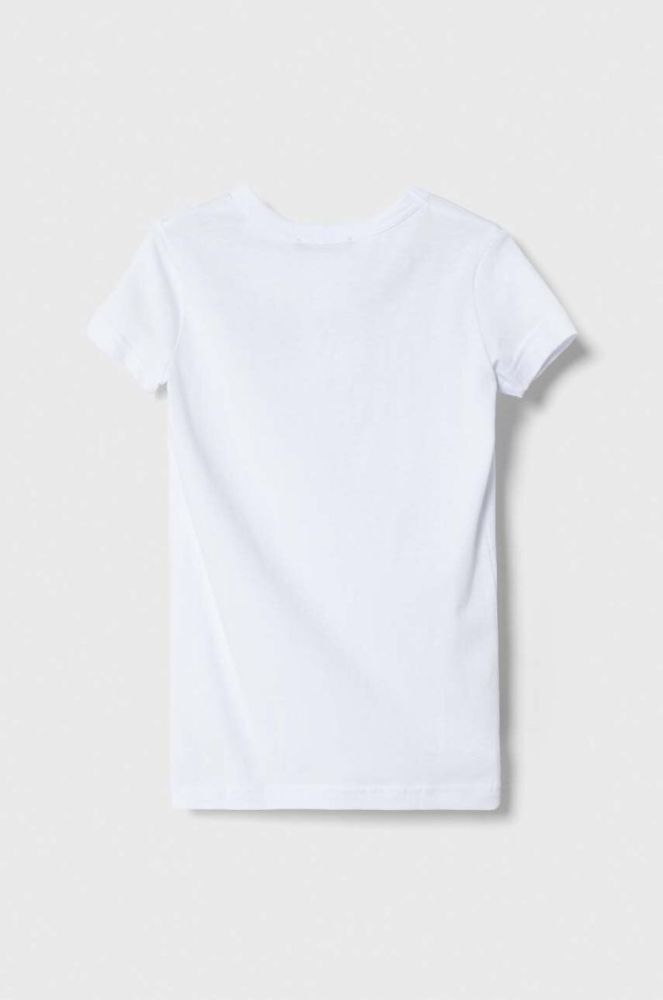 Дитяча футболка Emporio Armani 2-pack колір білий однотонний фото 4