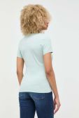 Бавовняна футболка Guess колір зелений (3328741)