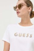 Бавовняна футболка Guess колір білий (3333277)