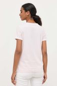 Бавовняна футболка Guess колір рожевий (3310473)