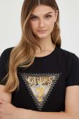 Бавовняна футболка Guess колір чорний (3451738)