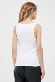 Бавовняний топ Guess колір білий (3330697)
