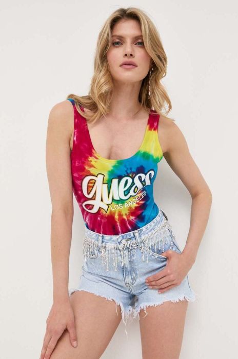 Боді Guess жіноче колір барвистий