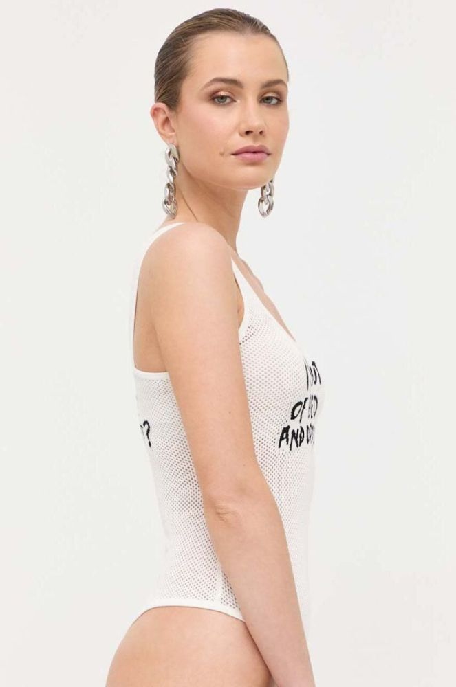 Боді Guess x Banksy жіночі колір білий фото 4