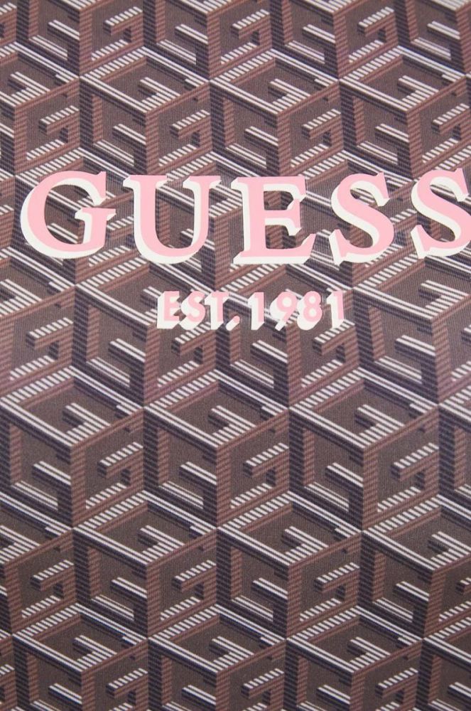 Футболка Guess жіноча колір коричневий (3328831) фото 5