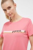 Бавовняна футболка Guess колір рожевий (3333190)