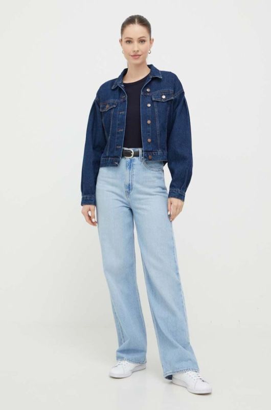 Бавовняна футболка Tommy Hilfiger колір синій (3328861) фото 2