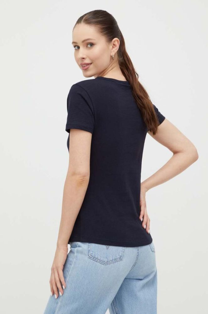 Бавовняна футболка Tommy Hilfiger колір синій (3328861) фото 3