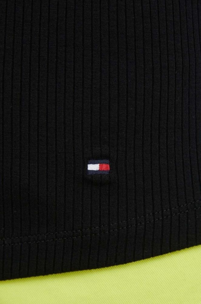 Топ Tommy Hilfiger жіночий колір чорний (3269329) фото 5