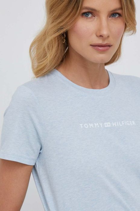 Футболка Tommy Hilfiger жіноча колір блакитний (3339021)